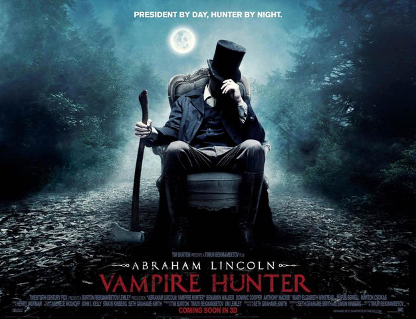 Film Review & Trailers AbrahamLincolnVampireHunter Film Review & Trailers
