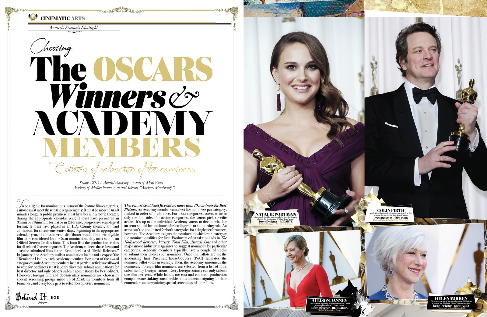 Academy Awards MASTER© Page 06 2 Looking Back To The Academy Awards