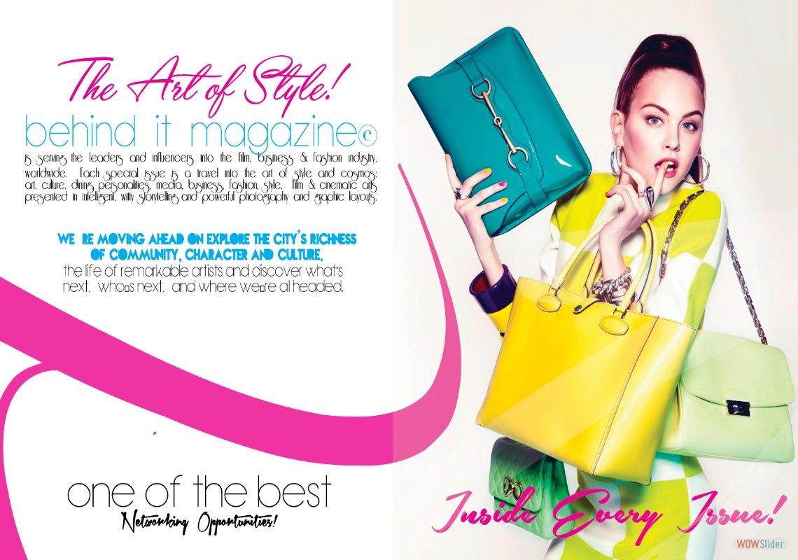 alejandro di esko. ceo  publisher. behind it magazine. summer. spread12 The Colors of the Season~Summer★